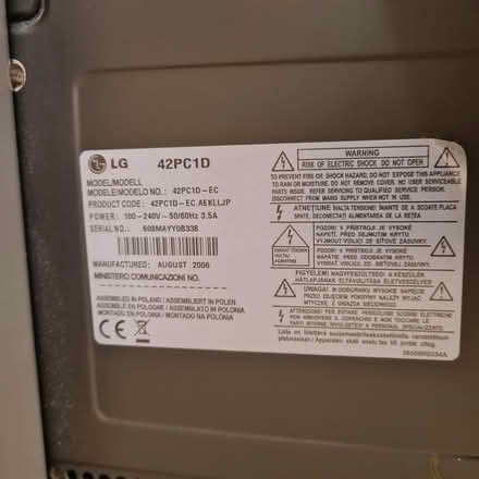 Photo of free lg tv 2006 (Southgate RH11) #3