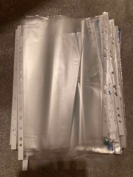 Photo of free A4 size plastic holders (Lichfield Central WS13) #1