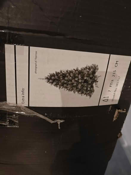 Photo of free 7ft Redwood Blue Christmas Tree (Ramsbottom BL0) #1