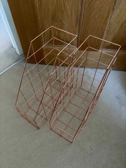 Photo of free Rose gold metal magazine racks (Kingston Gate KT2) #1