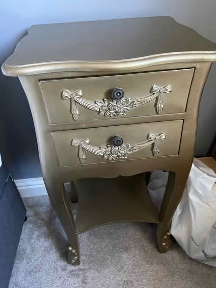 Photo of free Two-drawer bedside table (Bussage GL6) #1