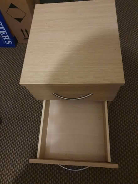Photo of free Oak effect 2 drawer side cabinet (Portsmouth paulsgrove) #1