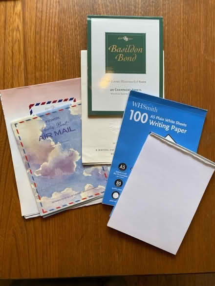 Photo of free Writing paper selection (Wimbledon Park SW19) #1