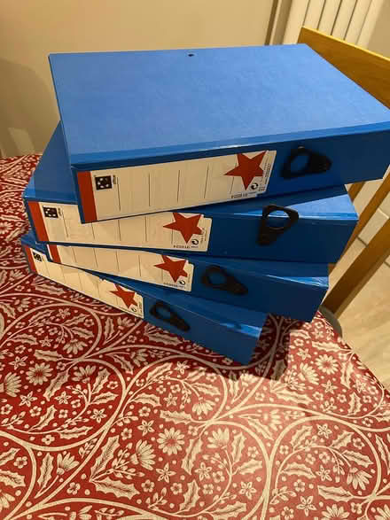 Photo of free 4 x boxfiles (Horsham, Lambs Farm Rd area) #1