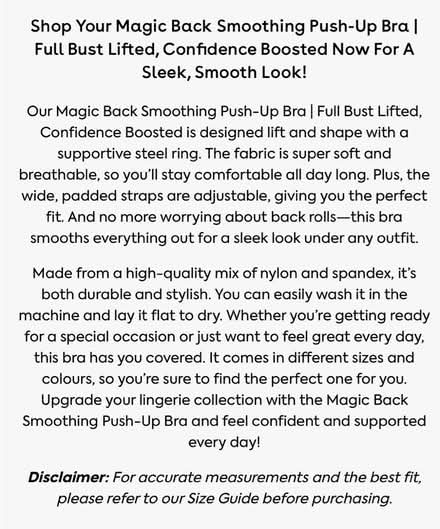 Photo of free Back smoothing, lifting, non wired NEW bra (Stanstead St Margarets SG12) #4