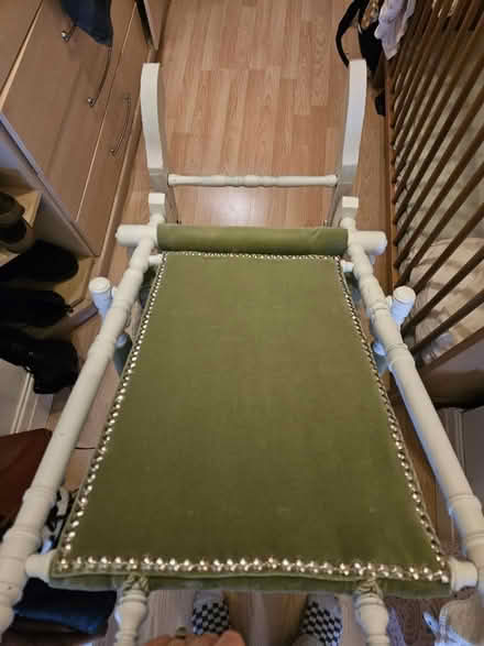 Photo of free White and green rocking chair (Widnes WA8) #3