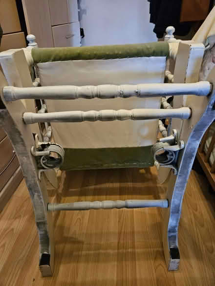 Photo of free White and green rocking chair (Widnes WA8) #4