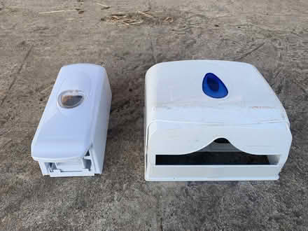 Photo of free Soap dispenser and paper towel holder (Ravensmoor CW5) #1