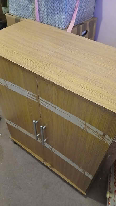 Photo of free Wooden cabinet on wheels (Poulton CH44) #1