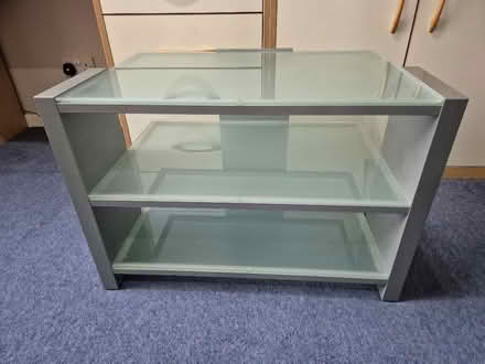 Photo of free Glass and metal TV stand (DE72 3BT) #2