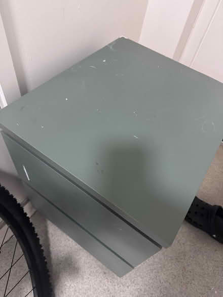Photo of free Grey bedside chest of drawers (Hackney Downs E5) #3