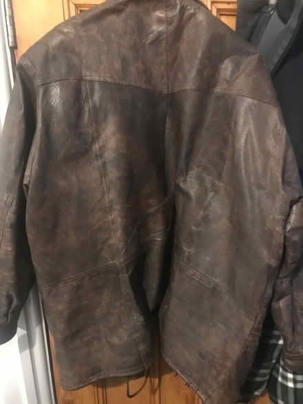 Photo of free Men’s brown leather jacket xl (Oswestry SY11) #4