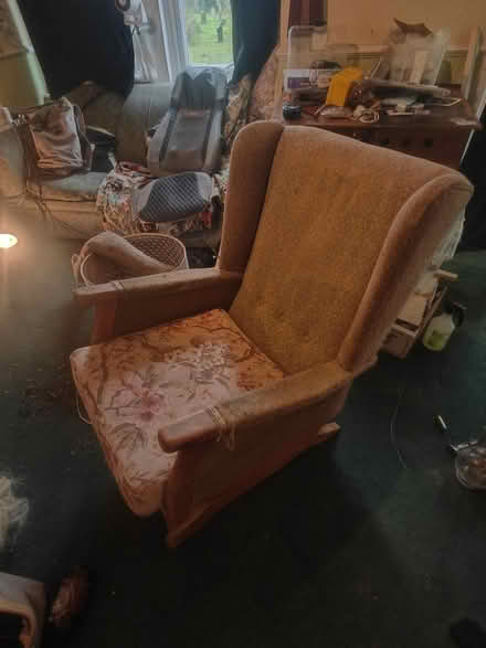 Photo of free Soft rocking chair for upcycling (BN2 Hartington road) #1