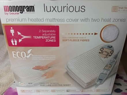Photo of free Heated Mattress Cover (Single Bed) with Two Heat Zones (Hildenborough TN11) #1