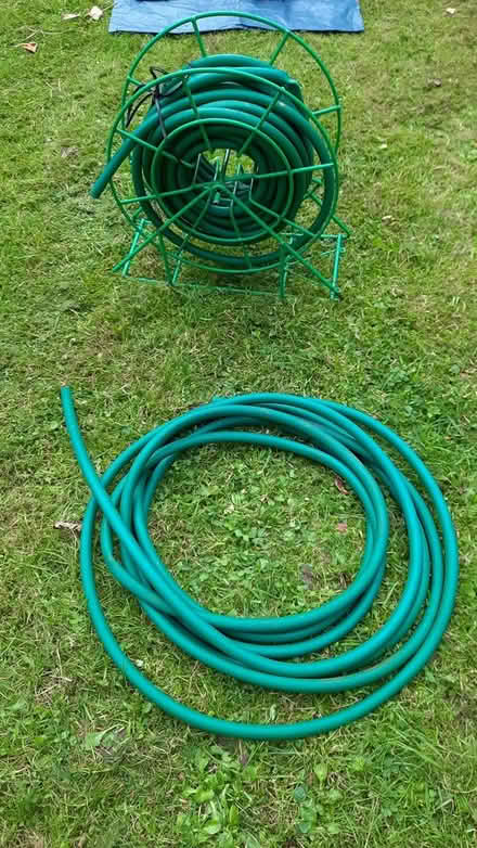 Photo of free Garden hose, reel x 2 (Close to Wrexham Centre) #1