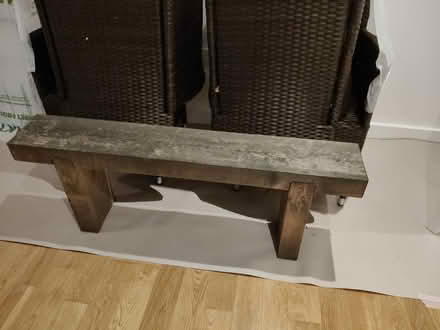 Photo of free Outside wooden bench (Marylebone W1U) #1