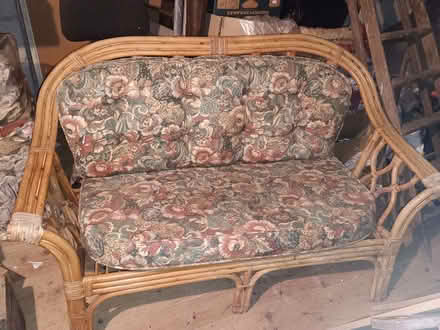 Photo of free Bamboo conservatory settee (Rosudgeon TR20) #1