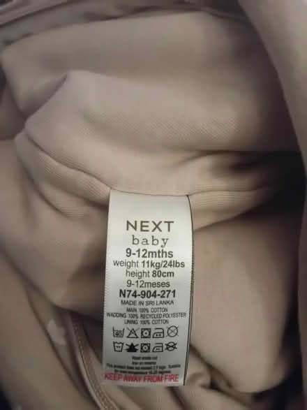 Photo of free Sleeping Suit (Hayes end) #3