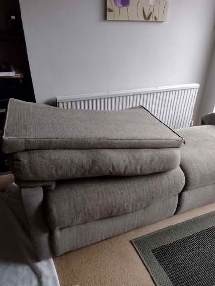 Photo of free 3 seater 2 recliners sofa (Alresford CO7) #2