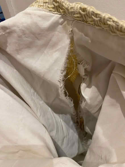 Photo of free Fabric washing basket / holder /bag (Saltdean) #3