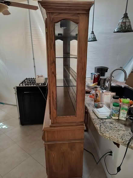 Photo of free Wood china cabinet (Sun city anthem, Henderson) #1