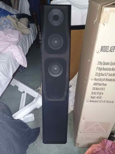 Photo of free Pair of very nice AER floor standing speakers. (Rosudgeon TR20) #1
