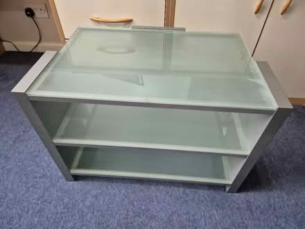 Photo of free Glass and metal TV stand (DE72 3BT) #3