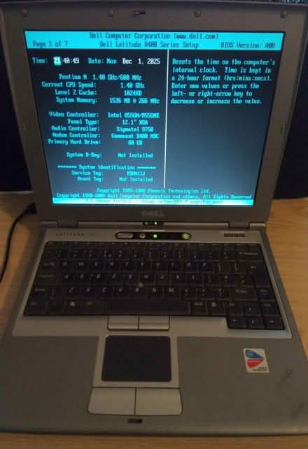 Photo of free OLD Dell laptop Latitude D400 (North Oxford OX2) #1