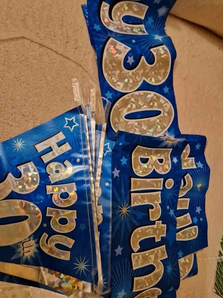 Photo of free 30th birthday banners and bunting (Juniper Green, EH14) #2