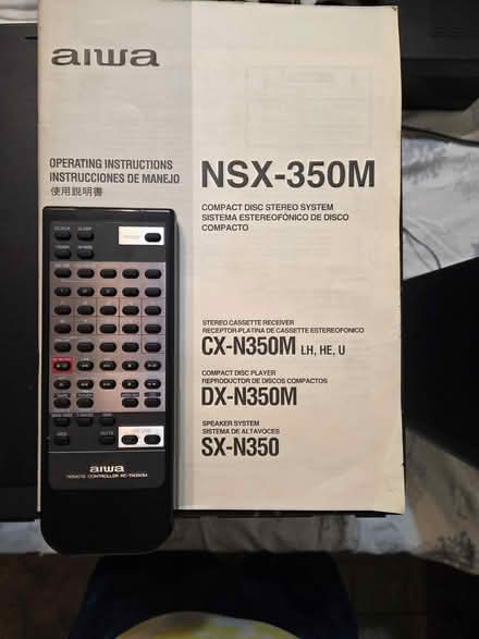 Photo of free aiwa stereo 3 CD Player NSX-350N (Elmhurst near Berens Park) #1