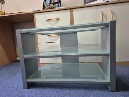 Photo of free Glass and metal TV stand (DE72 3BT) #1