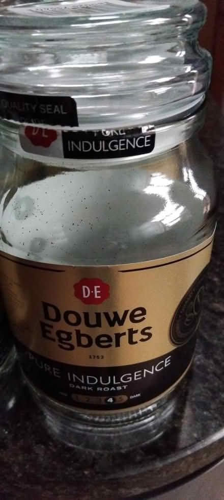 Photo of free 6 x Douwe Egberts coffee jars (Ingol PR2) #1