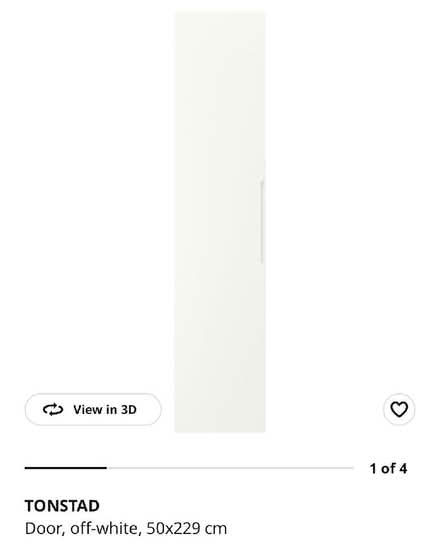 Photo of free 6 x Tonstad IKEA wardrobe doors (Mayfield EH9) #2