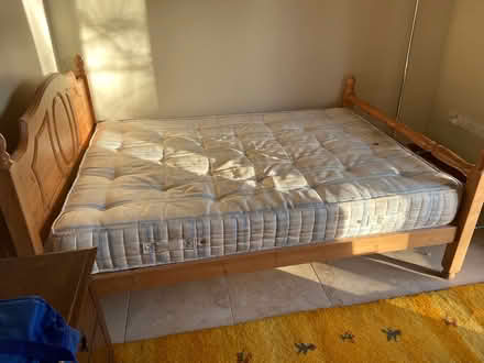 Photo of free Double bed and Mattress (Long Lawford CV23) #1