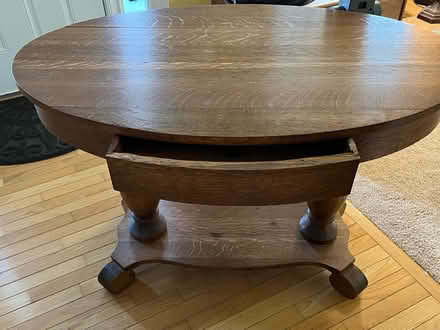 Photo of free Vintage oak table (Leesburg, VA) #2