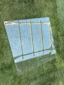 Photo of Two panes of greenhouse glass 24"x 24" (Brimfield SY8) #1