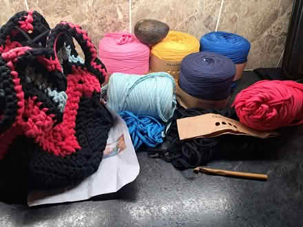 Photo of free Paintbox Yarns - made of recycled tee shirts (Southport PR8) #2