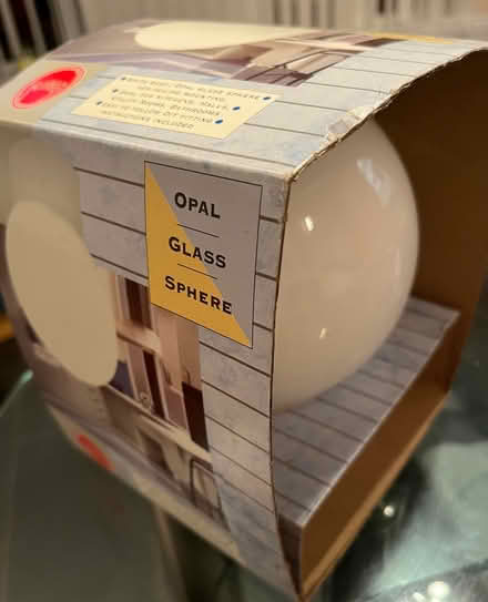 Photo of free Glass sphere for bathroom light (Darwin Park WS14) #1