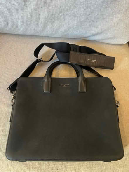Photo of free Aspinal black briefcase (Hamilton Heights) #2