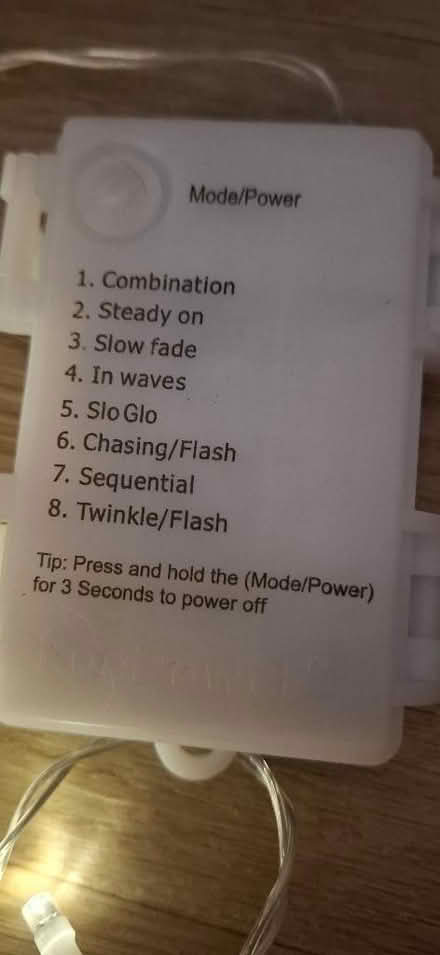 Photo of free Christmas lights (2) - Clear wire,100, warm white, battery operated (Boughton Monchelsea ME17) #2