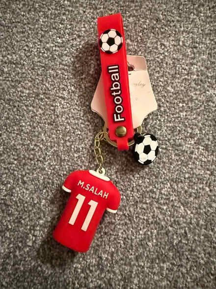 Photo of free Mo Salah Liverpool football keyring (Carshalton) #1