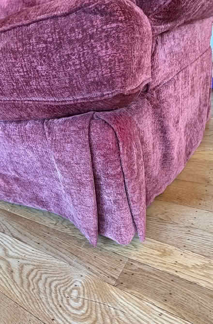 Photo of free Comfortable red sofa and cover set (Oakland hills) #3