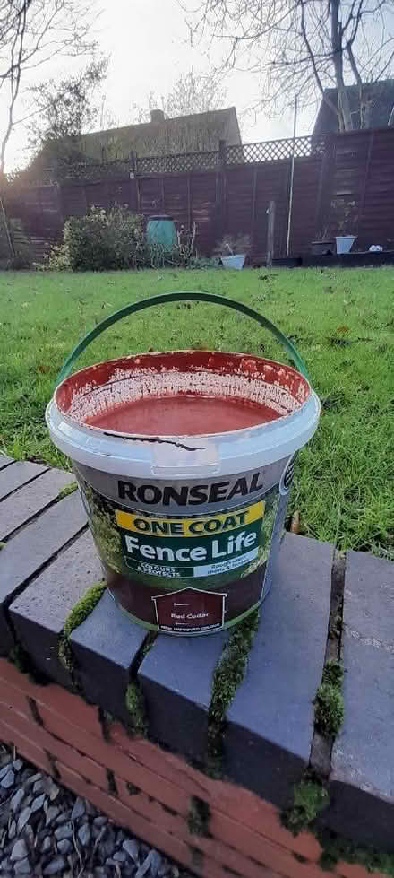 Photo of free Fence paint (Littleover DE23) #1