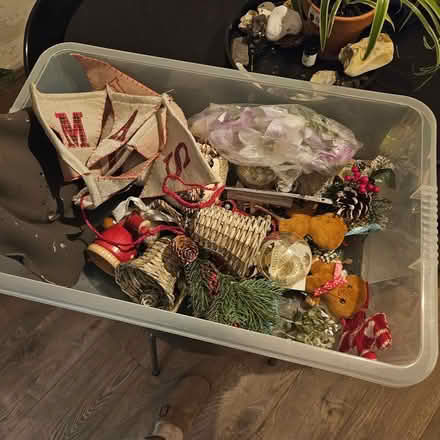 Photo of free Box of Xmas things (LS26 rothwell) #1