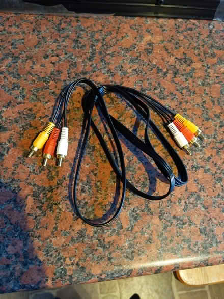 Photo of free Red white and yellow RCA cable (Staplehurst TN12) #1