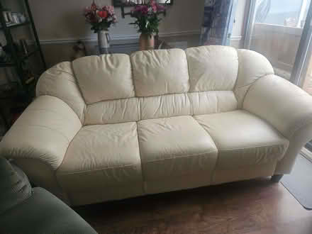 Photo of free Three-seater settee in very good condition. (Kents Hill MK7) #1