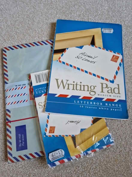 Photo of free Airmail paper and envelopes (Eastbourne BN21) #1