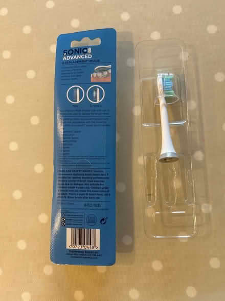 Photo of free New Sonic advanced toothbrush heads (West Kirby) #2