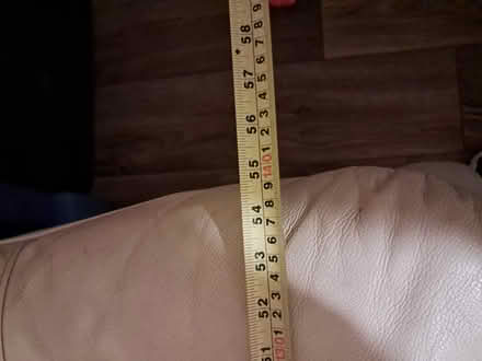 Photo of free Cream leather 2 seater sofa (WV15) #2