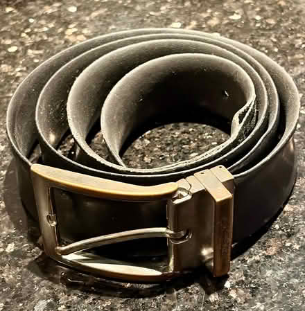 Photo of free Black leather belt - size 36 (Beaconhill South) #1